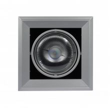 Aixlight Mod 1 oprawa wpuszczana 1x75W GU10 ES111 230V srebrnoszara